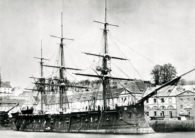 フランス軍艦、海、1868 作： Unbekannt