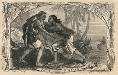 金曜日と彼の父、c1870 作： Unbekannt
