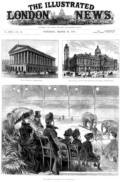 The Illustrated London News、1887のフロントページ 作： Unbekannt