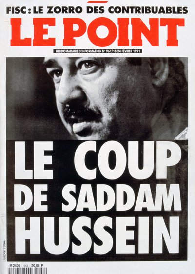 Le Pointの表紙、1991年2月 作： Unbekannt