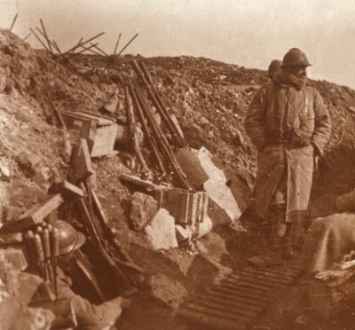 フロントライン、ヴォーコワ、フランス北部、c1914-c1918 作： Unbekannt