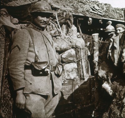 フランス北部のベリーオーバックのフロントライン、c1914-c1918 作： Unbekannt