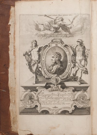 Ovidの肖像画、変身、オックスフォード、1632年の口絵 作： Unbekannt