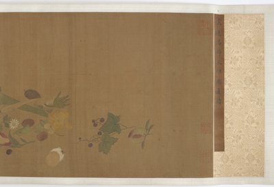 果物、野菜、花、昆虫、明王朝、1368-1644。 作： Unbekannt