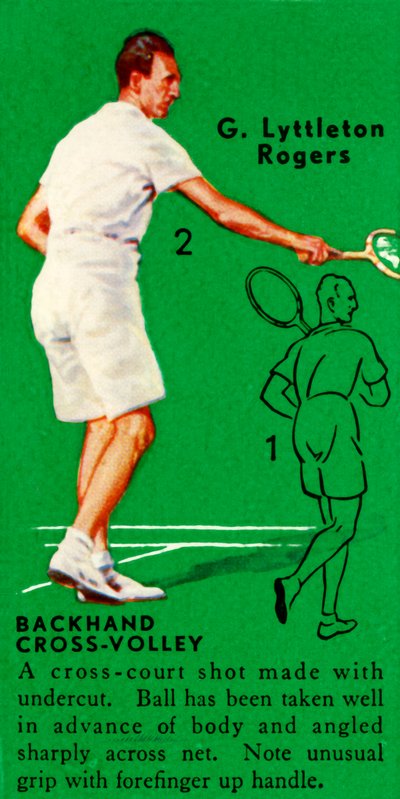 G.リトルトンロジャース-バックハンドクロスボレー、c1935。 作： Unbekannt