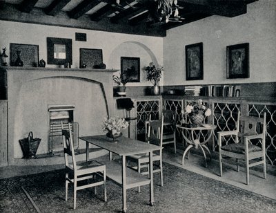 ガーデンコーナー、c1907 作： Unbekannt