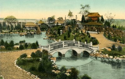 フローティングアイルの庭、戴冠式展、ロンドン、1911年。 作： Unbekannt