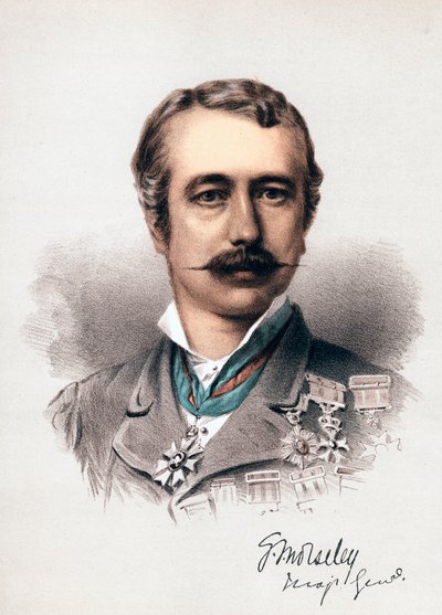 ガーネットジョセフウォルズリー、子爵ウォルズリー、アイルランド生まれのイギリス兵、c1880 作： Unbekannt