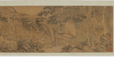 16～17世紀、明代の蘭亭に集う。 作： Unbekannt