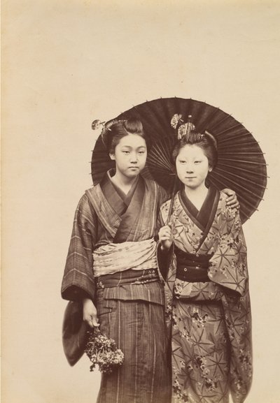 [Geisha Girls]、ca。 1880年。 作： Unbekannt