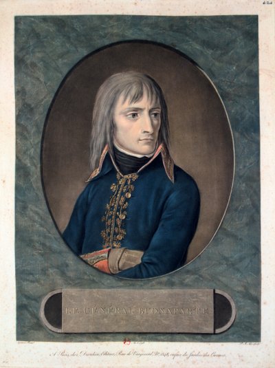 ボナパルト将軍、1798年 作： Unbekannt