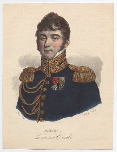 クロードエティエンヌ将軍ミシェル1772-1815、1835 作： Unbekannt