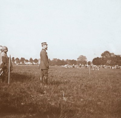 アンリ・グロー将軍、シャロン、マルヌ、フランス北部、c1914-c1918。 作： Unbekannt