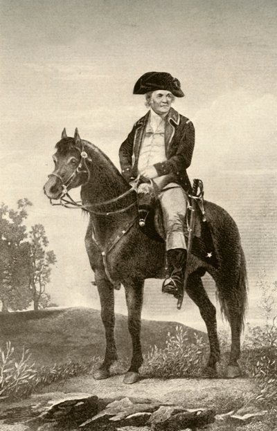 大陸軍兵士、c1770、1937のユニフォームを見せているイスラエルパトナム将軍。 作： Unbekannt