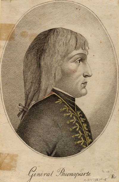 ナポレオンボナパルト将軍、1796年 作： Unbekannt
