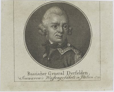 オットーヴィルヘルムデルフェルデン将軍1737-1819年、c。 1800。 作： Unbekannt