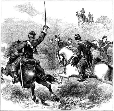 シェリダン将軍、バージニア州シーダークリーク、南北戦争、1864年c1880 作： Unbekannt