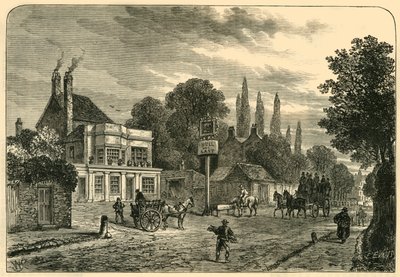 オールドケンティッシュタウンの概観、1820年、c1876。 作： Unbekannt