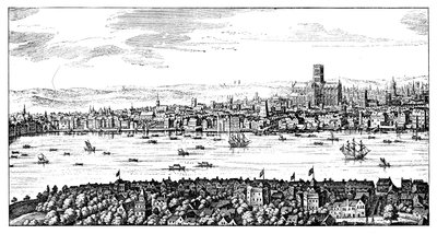 ロンドンの概観、1666、1909 作： Unbekannt