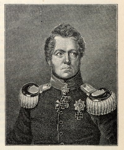 陸軍元帥アウグスト・カウント・ナイアード・フォン・グナイゼナウ 1760年～1831年 作： Unbekannt