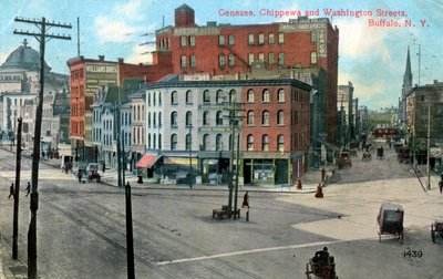 ジェネス、チペワ、ワシントンストリート、バッファロー、ニューヨーク、アメリカ合衆国、c1910 作： Unbekannt