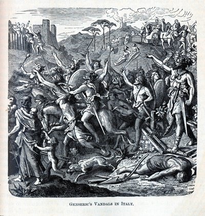 Genserics Vandals in Italy、1882 作： Unbekannt
