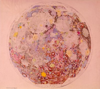 1967年の月の地質図 作： Unbekannt