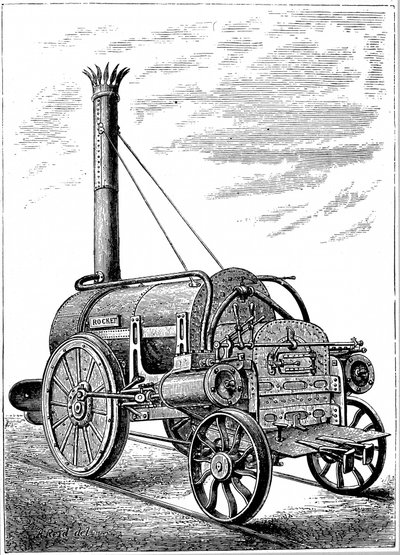 ジョージスティーブンソンズ機関車ロケット、c1875 作： Unbekannt