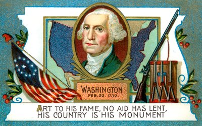 ジョージワシントン1732-1799年、アメリカ大統領、18世紀 作： Unbekannt