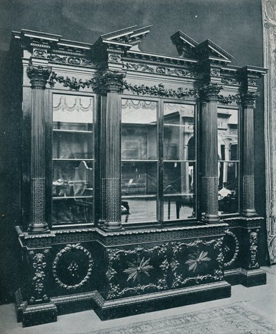 ジョージアンキャビネット、HRHプリンセスオブウェールズの許可を得て複製、1908年。 作： Unbekannt