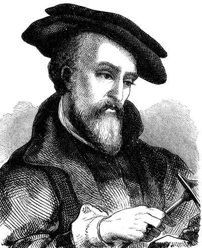 Georgius Agricola 1494-1555、ドイツの医師、鉱物学者、冶金学者、1881 作： Unbekannt