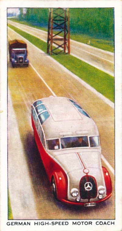 ドイツの高速モーターコーチ、1938 作： Unbekannt