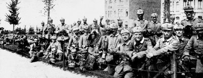 1914年の第一次世界大戦、ブリュッセルのドイツ帝国警備隊 作： Unbekannt