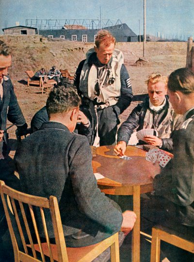 1943年フランス勤務のドイツの飛行士 作： Unbekannt