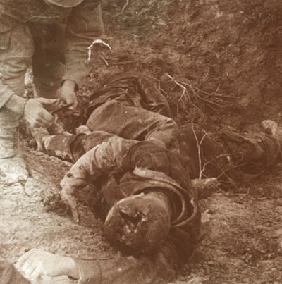 ドイツの遺体、シャンパーニュ、フランス北部、1915 作： Unbekannt