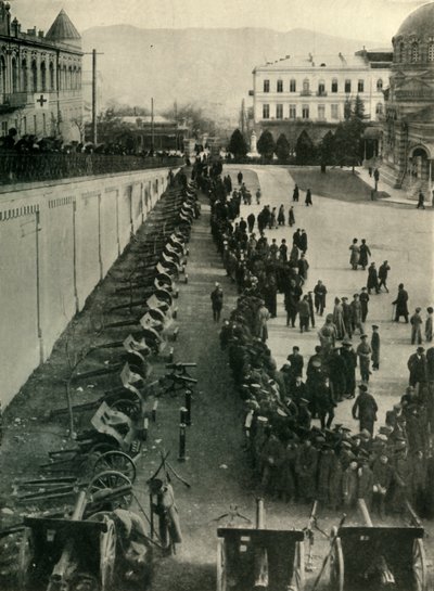 ロシア軍によって捕獲されたドイツの銃、第一次世界大戦、c1915、c1920。 作： Unbekannt