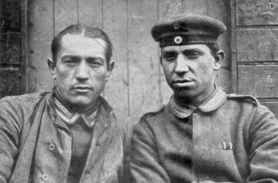 カナダ軍、ヴィミー、フランス、第一次世界大戦、1917年にドイツの捕虜 作： Unbekannt
