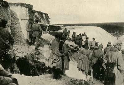 フランス北部のフルッヒでのドイツ兵、第一次世界大戦、c1915、c1920。 作： Unbekannt