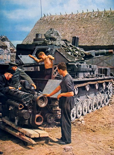 1943年に占領されたフランスのドイツ兵 作： Unbekannt