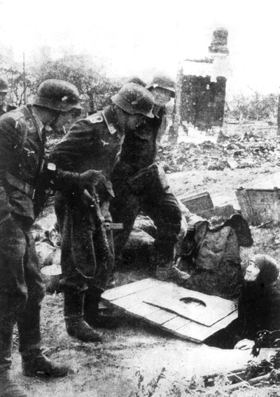 1942年9月、ロシアのスターリングラードに入ったドイツ軍 作： Unbekannt