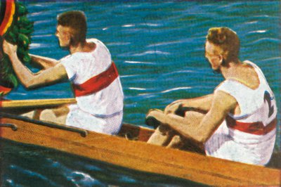 coxlessペアのドイツの勝者、1928年。 作： Unbekannt
