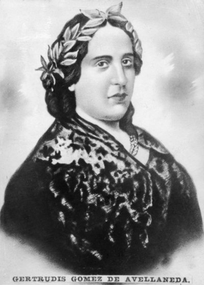 Gertrudis Gomez de Avellaneda、キューバ生まれのスペイン人作家、政治活動家、c1910 作： Unbekannt