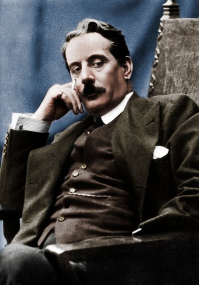 ジャコモプッチーニ1858〜1924年、イタリアの作曲家、1910年 作： Unbekannt