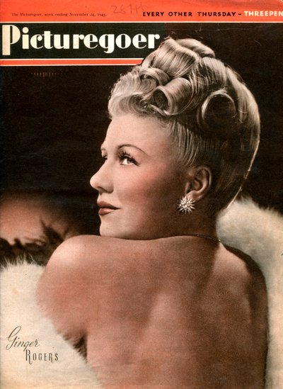 ジンジャーロジャース1911-1995年、アメリカの女優、1945年 作： Unbekannt