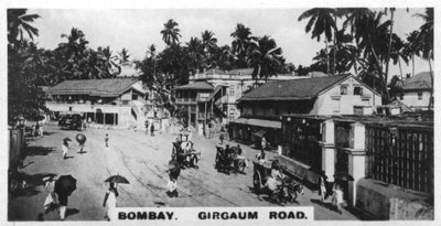 Girgaum Road、ボンベイ、インド、c1925 作： Unbekannt