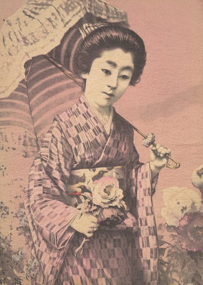 日傘をさす少女、カリフォルニア州。 1900年 作： Unbekannt