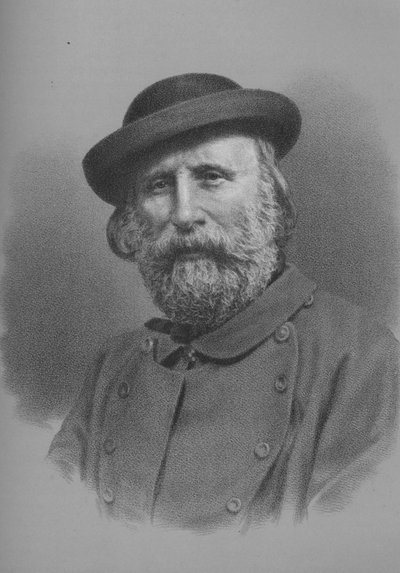 ジュゼッペガリバルディ、イタリアの兵士および政治家、1860年代1936 作： Unbekannt