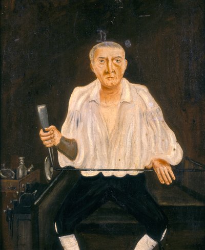 「ガラス吹き」、1820年代 作： Unbekannt