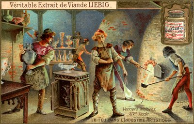 14世紀のガラス職人、c1900 作： Unbekannt