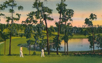 ゴルフ、フロリダでの通年のスポーツ、c1939 作： Unbekannt